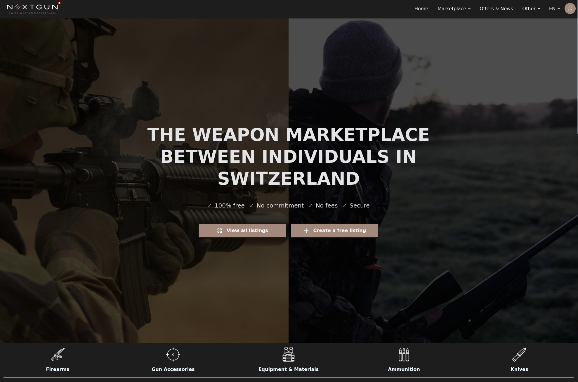 NextGun Marketplace Screenshot